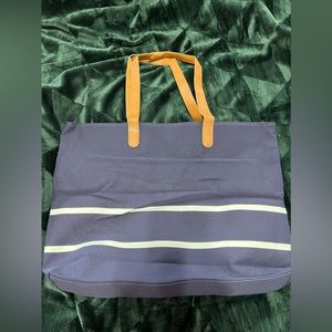 NWOT White House Black Market Navy Tote Bag